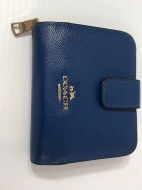 Coach Navy Blue Woman Wallet